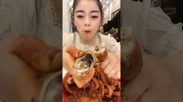 SUB)Fried Jokbal, spicy buckwheat noodles(makguksu) and rice balls Mukbang ASMR Korean Eating Sound смотреть онлайн