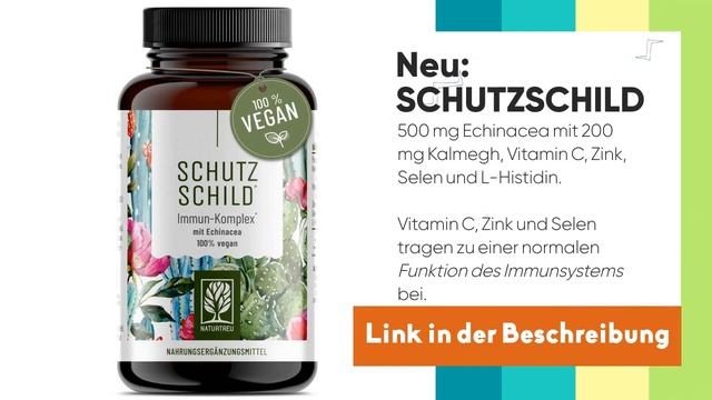 Schutzschild - Hochwertige Pflanzenstoffe mit Vitamin C, Zink, Selen und L-Histidin von NATURTREU смотреть онлайн