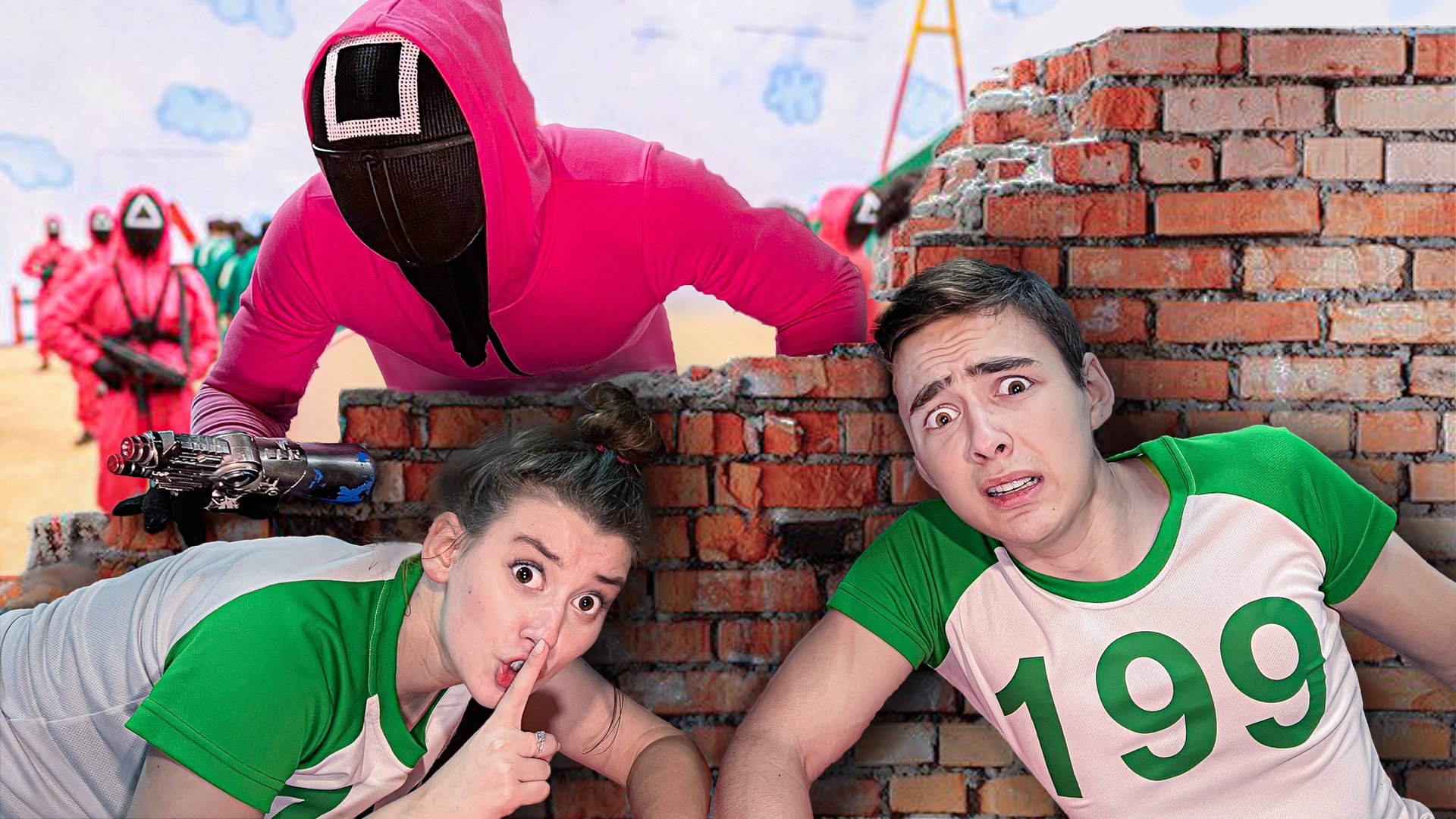 Узнали что Внутри Игры В Кальмара! **Нас поймала охрана** смотреть онлайн