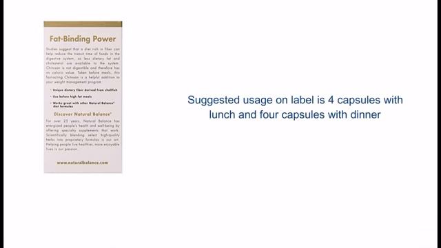 Natural Balance Chitosan Capsules, 120 Count смотреть онлайн