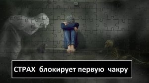 Как страх блокирует первую чакру