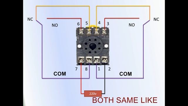8 Pin Timer Connection and working.How to 220vac analog timer wiring. смотреть онлайн