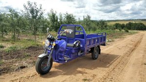 Отзыв от покупателя на грузовой электрический трицикл Rutrike в работе на участке