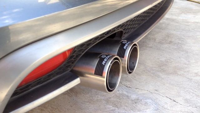 Remus axleback @ Audi A1 S Line & resonator delete. смотреть онлайн