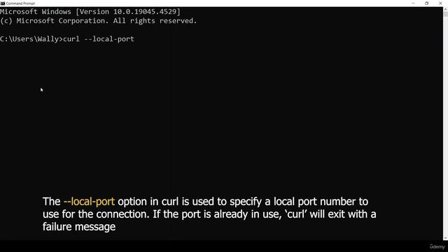 112. Example creating a custom port number to establish a connection смотреть онлайн