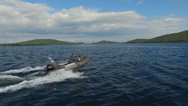 РИБ Сима 410. Мореходность лучше чем у катера. смотреть онлайн