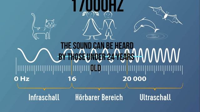 17000 Hz - the sound can be heard by those under 24 years old смотреть онлайн