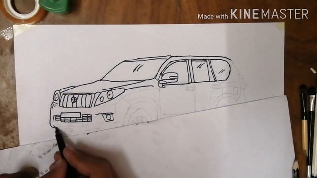 Toyota land cruiser TX drawing 2020 new смотреть онлайн