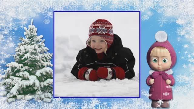 Маленькой ёлочке не холодно в лесу. Слайд-шоу на заказ. смотреть онлайн