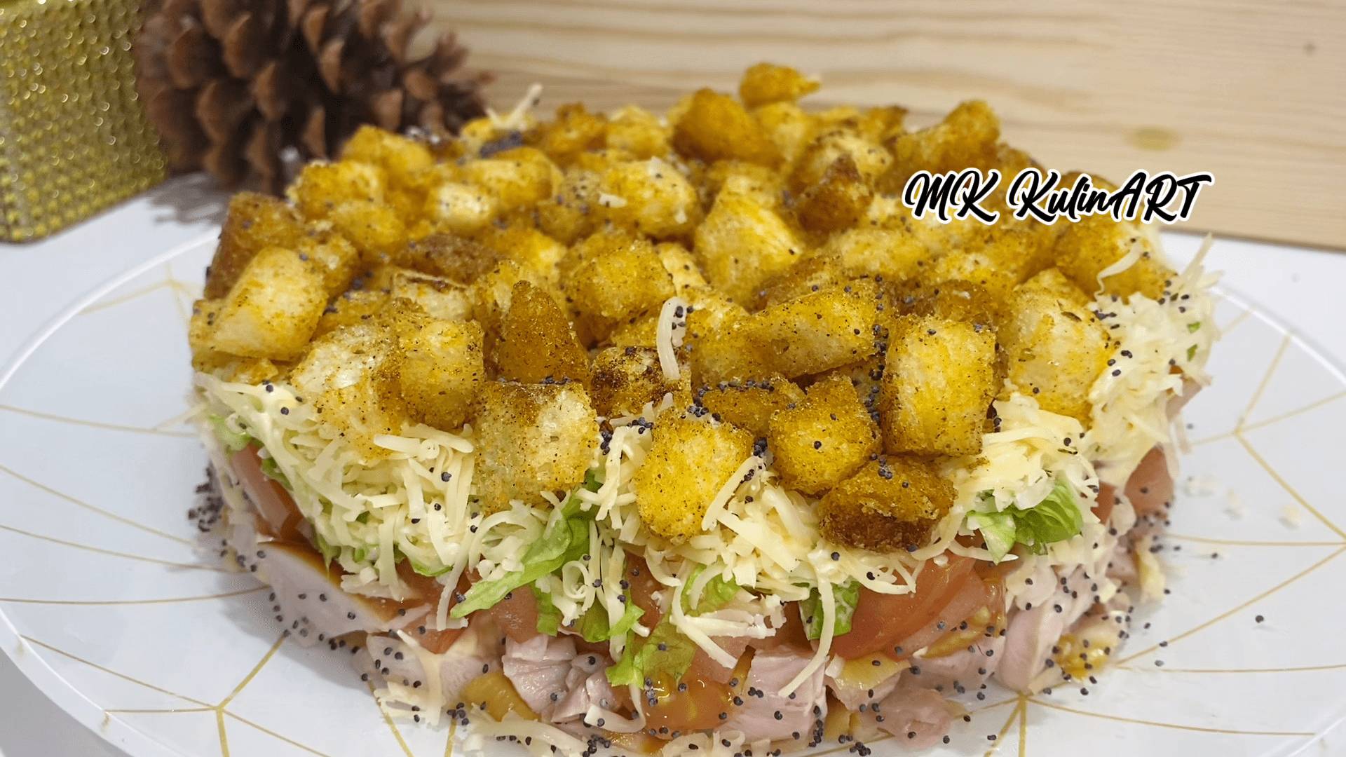 ТОП-1 салат На НОВЫЙ ГОД. НОВОГОДНИЙ салат 2024. смотреть онлайн