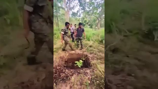 नक्सली कैसे नुकसान पहुंचाते हैं ? नक्सलियों द्वारा बनाया गया Sink Hole।।Bastar Naxal movement смотреть онлайн