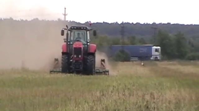 Massey Ferguson 6485+Amazone Catros 4001 Apácatorna смотреть онлайн
