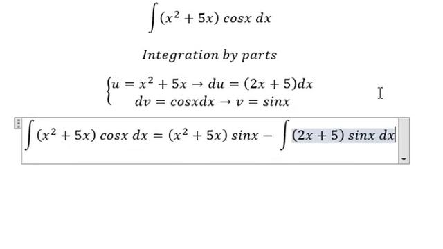 Calculus Help: Integral ∫ (x^2+5x) cosx dx - Integration by parts - Techniques - SOLVED!!! смотреть онлайн