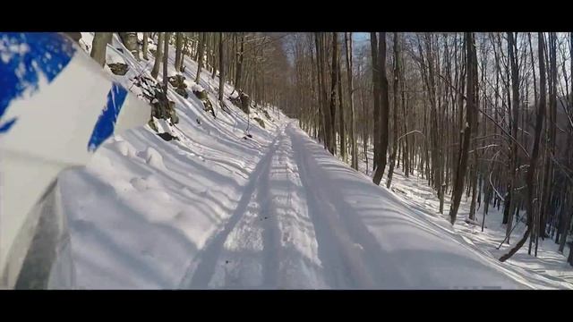 Can-am Outlander 570 snowy ride, Spring 2018 \\GOPRO HERO 5 смотреть онлайн