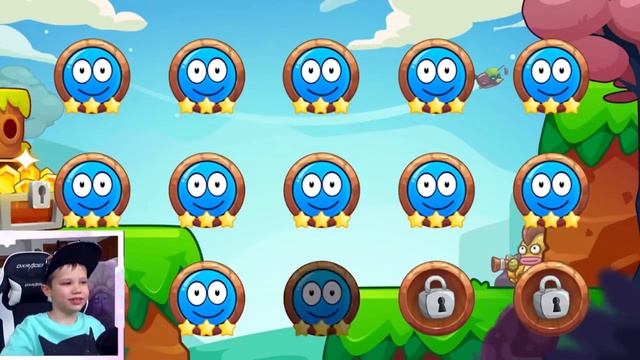 КРАСНЫЙ ШАР МИСТЕР МАКС ИГРАЕТ "Все части" Игра Красный Шар ОЗВУЧКА несносный шарик смотреть онлайн
