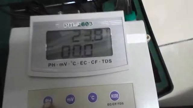 PH-2603 Water quality tester,pH tester,ph orp tds ec cf, temperature, ppm meter смотреть онлайн