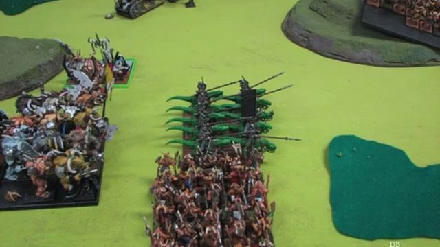192 Minotaur Beastmen vs shooty Dark Elves 2500 смотреть онлайн
