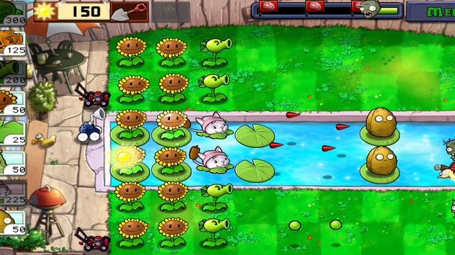 Plants vs Zombies Растения против Зомби Бассейн, сложно смотреть онлайн