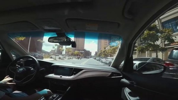 CV Driving Buick GL6 - Driving in a small small Chinese city