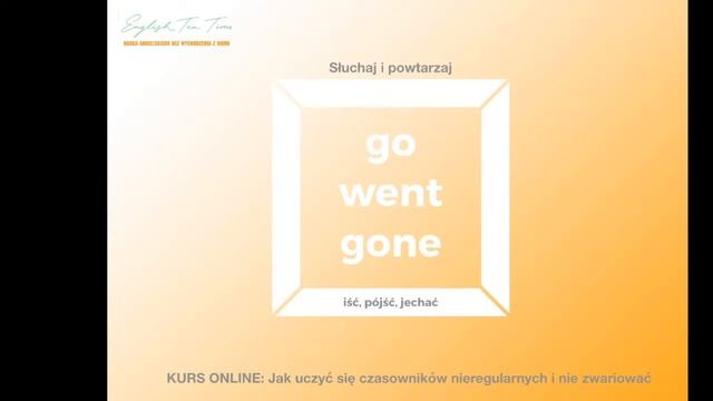 How to pronounce in British English go went gone Jak wymawiać смотреть онлайн