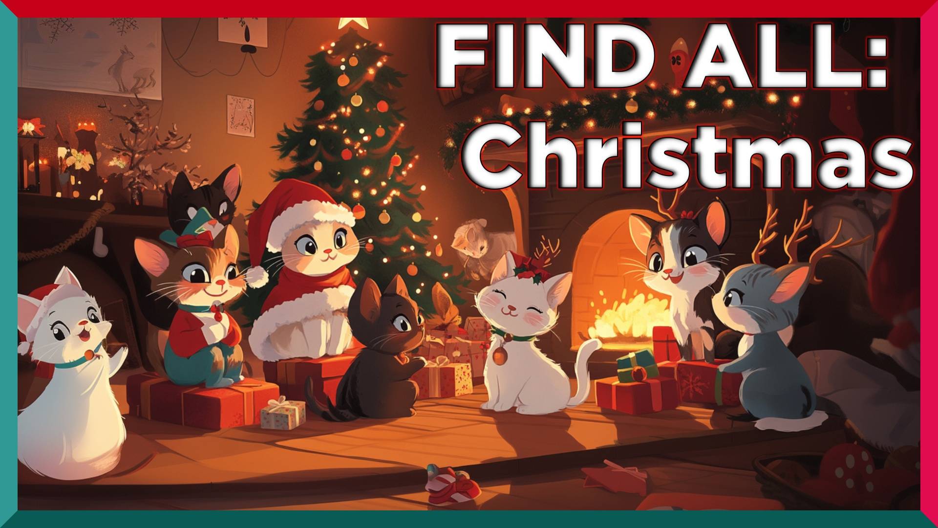 НАЙДИ ВСЁ: Рождество ★ FIND ALL: Christmas ★ Игра Полностью смотреть онлайн