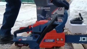 бензопила с электростартером