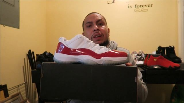 2016 AIR JORDAN 11 LOW "CHERRY" смотреть онлайн