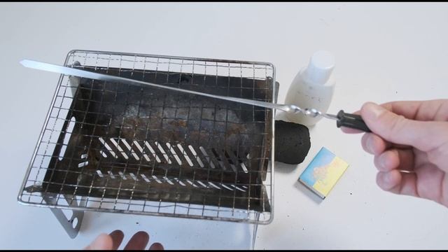 Мини мангал 500 грамм за 10 долларов, реальный опыт использования походного складного мангала смотреть онлайн