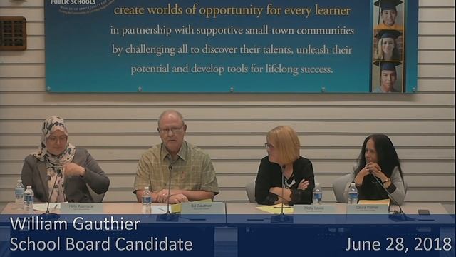 School Board Candidate Forum June 28, 2018 смотреть онлайн