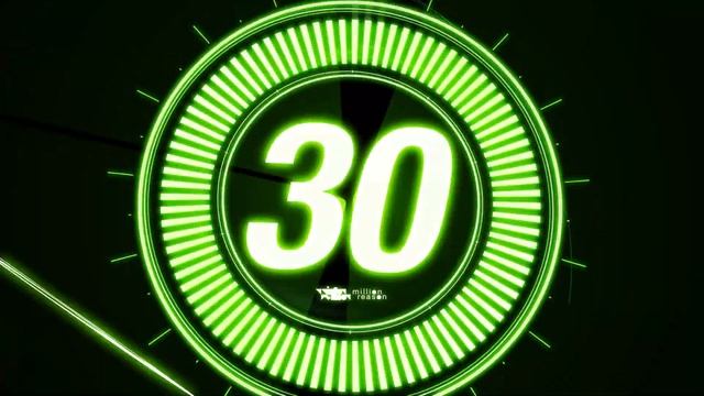 60 seconds - 1 min Countdown Timer / with Beep at Last 5 sec 🟢 смотреть онлайн