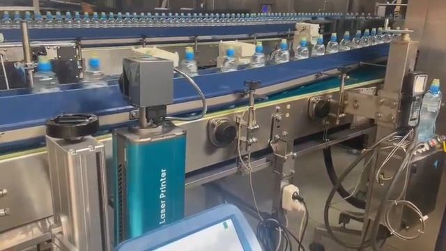 CO2-лазер CP6030C | Печать даты на ПЭТ-бутылке смотреть онлайн