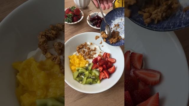 Рецепт овсяной каши с фруктами #рецепт #рецепты #рецептынакаждыйдень #завтрак #готовимдома смотреть онлайн