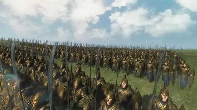 Total War: Atilla (Mod) || Lindon (Noldor Elves) march to war || Lord of the Rings смотреть онлайн