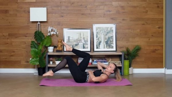 Пилатес для Плоского Живота за 30 минут | Спокойная Тренировка на ПРЕСС в Домашних условиях