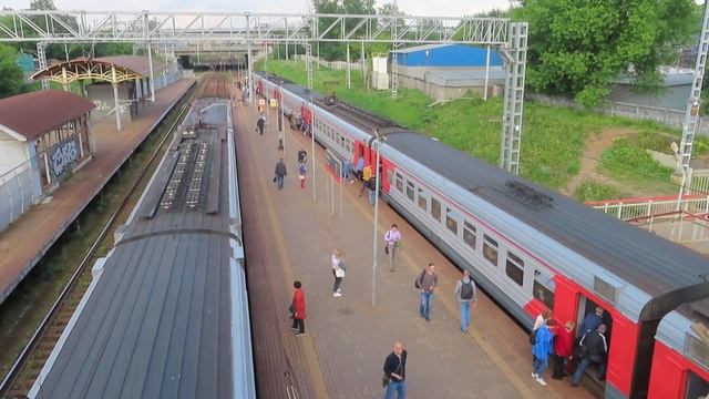 Электропоезда ЭД4М-0237/0321 платформа Чухлинка 27.05.2021 |ED4M-0237/0321 trains Chuhlinka platfor смотреть онлайн