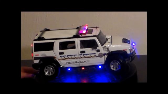 1/18 Police LED Virginia Beach Hummer H2 смотреть онлайн