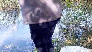 Ловля карася в небольшом пруду. Краснодарский край Лабинский район