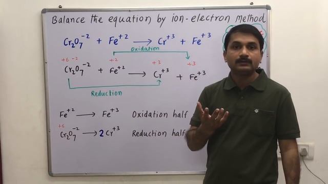 8.22-Simple Trick for Balance Redox equation in acidic medium by ion-electrone method смотреть онлайн