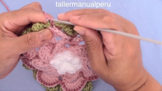 Cuadro de Flores Primavera a Crochet Modelo Turco para Mantas Centros de mesa смотреть онлайн