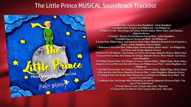 The Little Prince MUSICAL Soundtrack Tracklist смотреть онлайн