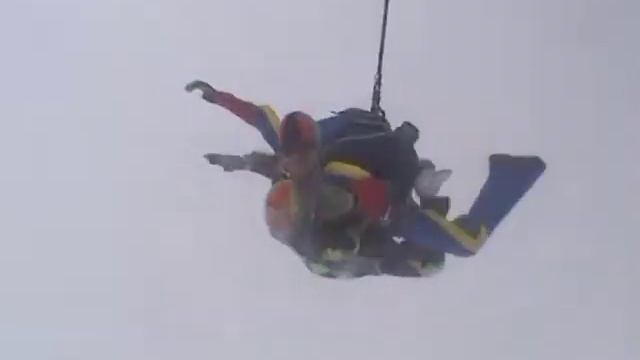 Прыжок с парашютом в тандеме смотреть онлайн