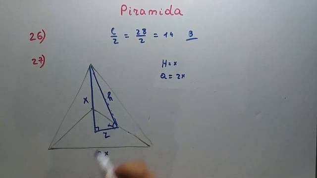 4.3 Piramida.4.3.1 To’la Sirtining Yuzi (21-32-misol).[Matematika Javoblari]