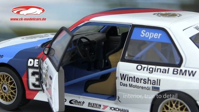 ck-modelcars-video: BMW M3 (E30) Evo #36 DTM 1989 Steve Soper 1:18 Solido смотреть онлайн
