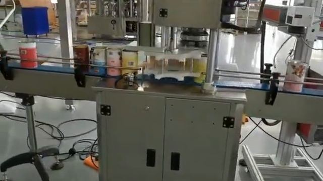 Máquina De Llenado De Pesaje De Múltiples Cabezales, Sellador De Latas