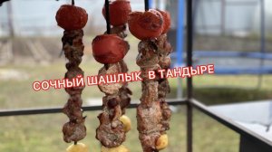 Сочный ШАШЛЫК из Свинины в Тандыре