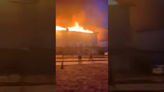 В Гусь-Хрустальном горит Дом культуры смотреть онлайн