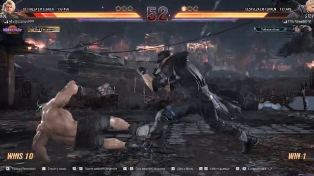 #tekken8 vagnerthekof Vs TTV//NeonBRTV (Scorpion's Claw Round 2°) смотреть онлайн