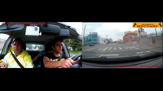 Экзамен в автошколе Мустанг. Карамов А смотреть онлайн