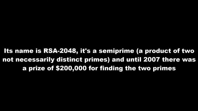 MegaFavNumbers: RSA-2048 смотреть онлайн