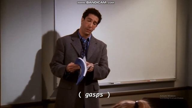 Ross Has To Run To Teach His Other Class - Friends S08E12 смотреть онлайн